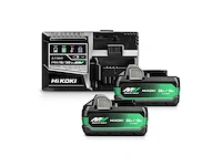 3x multi volt accu, hikoki, bsl 36a18x, en snellader uc18ysl3