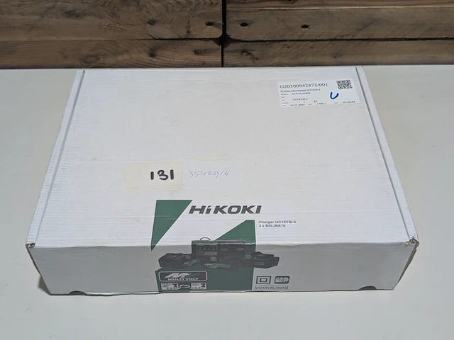 3x multi volt accu, hikoki, bsl 36a18x, en snellader uc18ysl3 - afbeelding 4 van  4