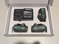 3x multi volt accu, hikoki, bsl 36a18x, en snellader uc18ysl3 - afbeelding 3 van  4