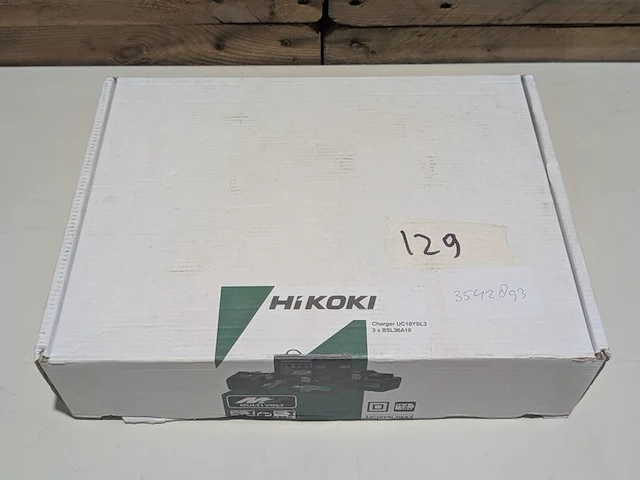 3x multi volt accu, hikoki, bsl 36a18x, en snellader uc18ysl3 - afbeelding 4 van  4