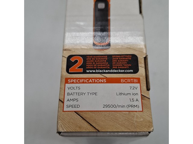 3x multitool, black&decker, bcrt8i - afbeelding 7 van  8