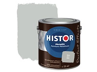3x muurverf 2,5 liter histor, perfect effects, metallic beton