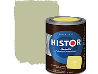 3x muurverf metallic 1 liter histor, perfect effects, parkiet - afbeelding 1 van  2