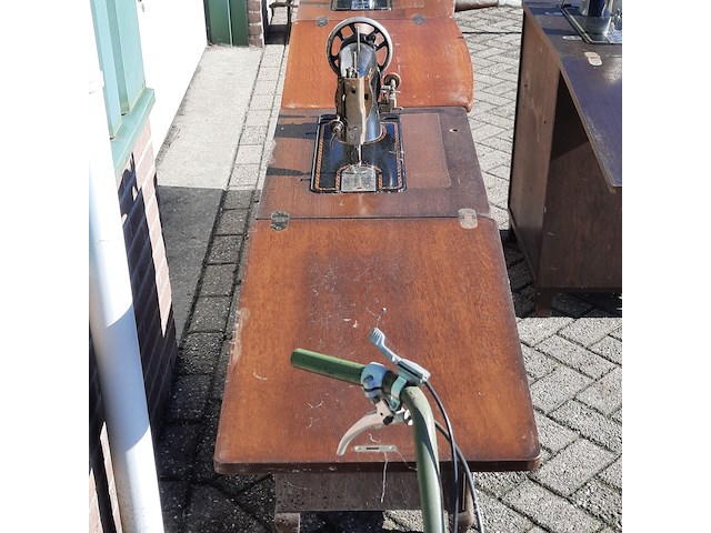 3x nostalgische naaimachine singer en paff - afbeelding 2 van  10