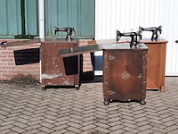 3x nostalgische naaimachine singer en paff - afbeelding 1 van  10