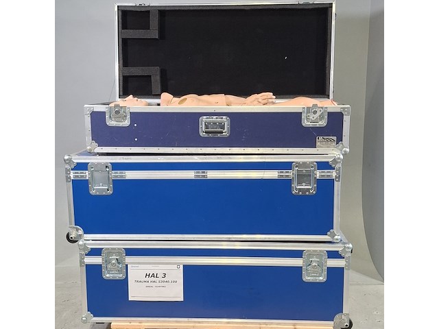 3x oefenpop in flightcase, hal mobile team trainer - afbeelding 1 van  8