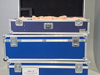 3x oefenpop in flightcase, hal mobile team trainer