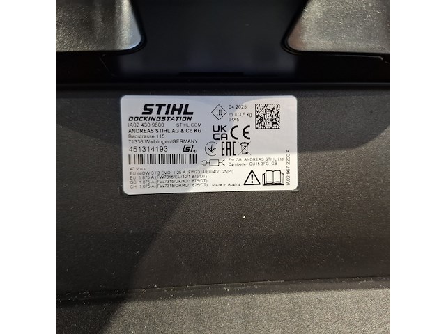 3x oplaadstation t.b.v robotmaaier , sthil - afbeelding 17 van  24