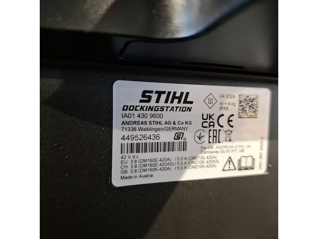 3x oplaadstation t.b.v robotmaaier , sthil - afbeelding 20 van  24