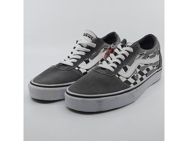 3x paar sneakers, maat 42, vans, flame check pewter/wht vn038dmwd71 - afbeelding 1 van  8