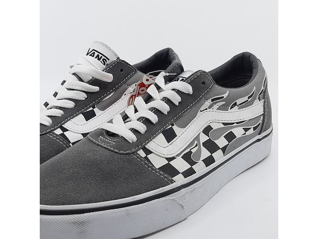 3x paar sneakers, maat 42, vans, flame check pewter/wht vn038dmwd71 - afbeelding 3 van  8