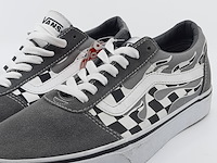 3x paar sneakers, maat 42, vans, flame check pewter/wht vn038dmwd71 - afbeelding 3 van  8