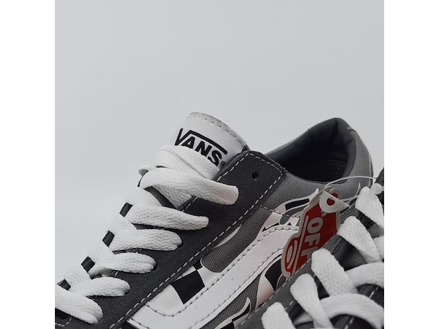 3x paar sneakers, maat 42, vans, flame check pewter/wht vn038dmwd71 - afbeelding 4 van  8