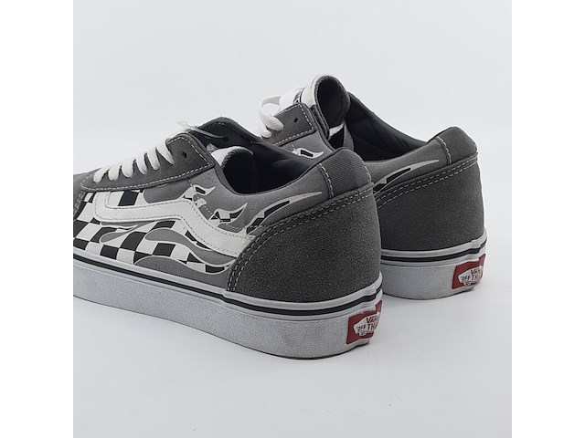 3x paar sneakers, maat 42, vans, flame check pewter/wht vn038dmwd71 - afbeelding 6 van  8