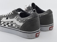 3x paar sneakers, maat 42, vans, flame check pewter/wht vn038dmwd71 - afbeelding 6 van  8