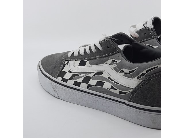 3x paar sneakers, maat 42, vans, flame check pewter/wht vn038dmwd71 - afbeelding 7 van  8