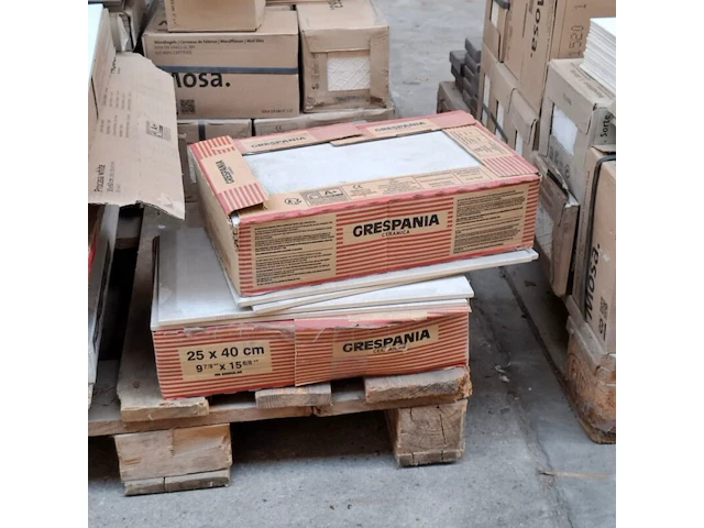 3x pallet met diverse wand & vloer tegels, o.a. procasa, mosa en grespania - afbeelding 3 van  18