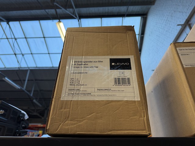 3x pan, 1x drankdispenser ambiente, levivo - afbeelding 2 van  4