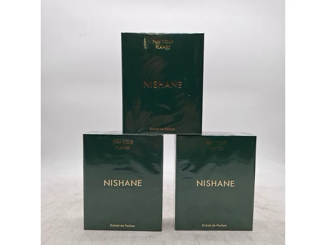 3x parfum, nishane, fan your flames - afbeelding 1 van  3