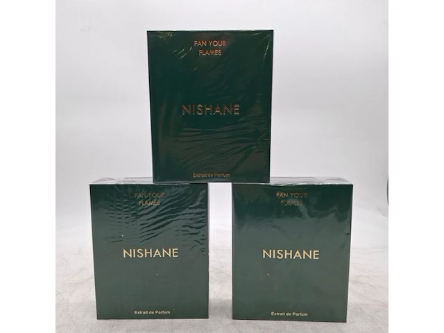 3x parfum, nishane, fan your flames - afbeelding 1 van  3