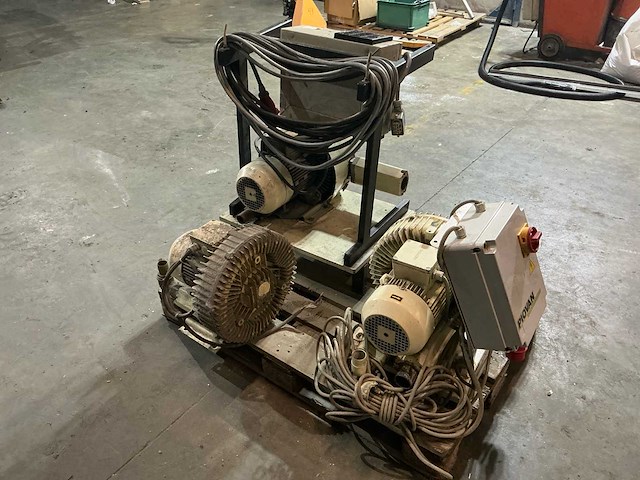 3x piovan - f38 - zijkanaalblower regeneratieve blower - afbeelding 3 van  11