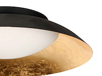 3x plafondlamp 3 staps dimbaar, steinhauer, brotke 4127zw, zwart / goud, 2026 - afbeelding 3 van  5