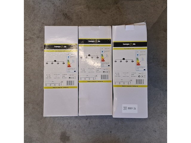 3x plafondlamp, lampe.de - afbeelding 1 van  3