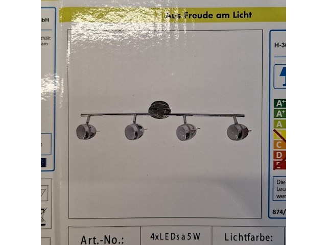 3x plafondlamp, lampe.de - afbeelding 2 van  3