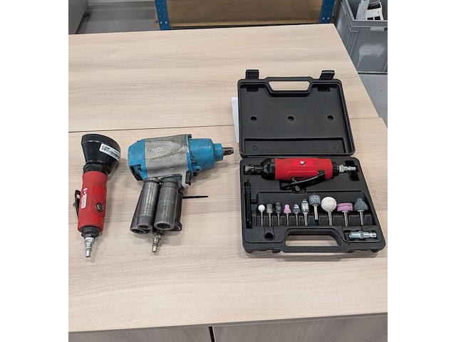 3x pneumatisch gereedschap - afbeelding 1 van  7