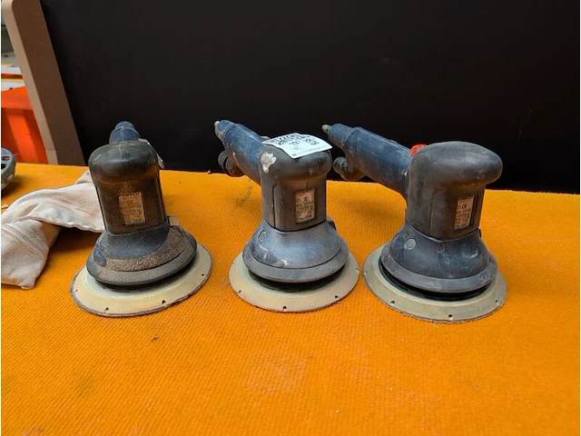 3x pneumatische excentrische schuurmachine hamach - afbeelding 10 van  17
