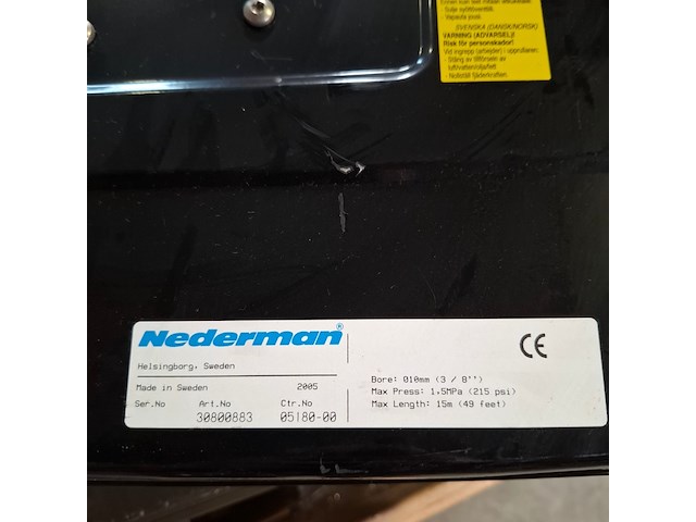 3x pneumatische slanghaspel en 2x transportkist, o.a. nedermann - afbeelding 6 van  20