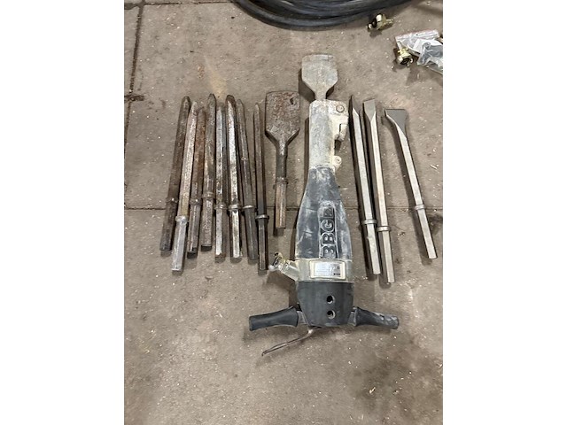 3x pneumatische sloophamer met toebehoren o.a. böhler - afbeelding 8 van  15