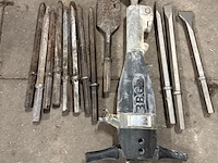 3x pneumatische sloophamer met toebehoren o.a. böhler - afbeelding 8 van  15