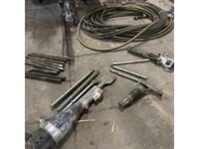 3x pneumatische sloophamer met toebehoren o.a. böhler - afbeelding 11 van  15