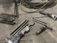 3x pneumatische sloophamer met toebehoren o.a. böhler - afbeelding 11 van  15