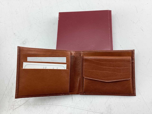 3x portemonnees - leather - afbeelding 2 van  3
