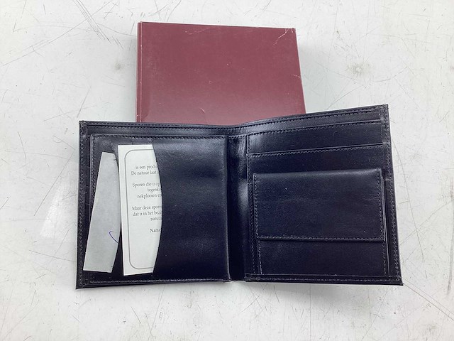 3x portemonnees - leather - afbeelding 3 van  4