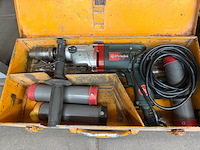 3x professioneel elektrisch gereedschap in koffer, w.o. metabo, milwaukee - afbeelding 3 van  5