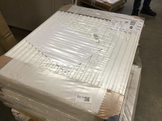 3x radiator 90x70 cm, wit - afbeelding 3 van  5