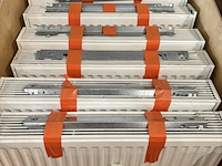 3x radiatoren, brugman kompakt-4, t22 - 1335 watt, wit - afbeelding 1 van  9