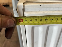 3x radiatoren, brugman kompakt-4, t22 - 1335 watt, wit - afbeelding 4 van  9