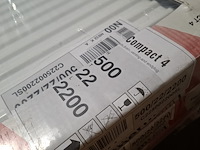 3x radiatoren, thermrad compact 4, t22, old stock - afbeelding 4 van  4