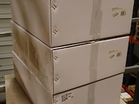 3x rechthoekige opzetwaskom wiesbaden, karé 32.1408, wit - afbeelding 4 van  5