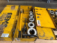 3x rems draadsnijgereedschap met snijkoppen in metalen koffer - afbeelding 3 van  6