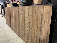 3x restaurant scheidingswand 121x30x127 cm - afbeelding 1 van  5