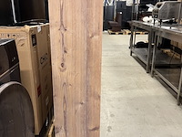 3x restaurant scheidingswand 121x30x127 cm - afbeelding 4 van  5