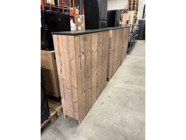 3x restaurant scheidingswand 121x30x127 cm - afbeelding 5 van  5