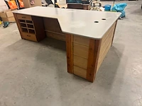 3x robuuste bureaus incl. ladekastjes