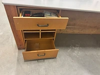 3x robuuste bureaus incl. ladekastjes - afbeelding 6 van  12