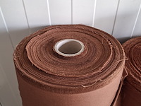 3x rol canvas bekledingsstof, terra - afbeelding 4 van  6